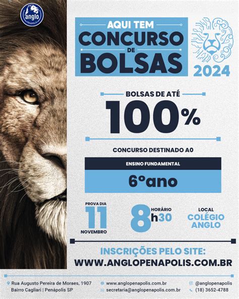 anglo taubaté concurso de bolsas 2024